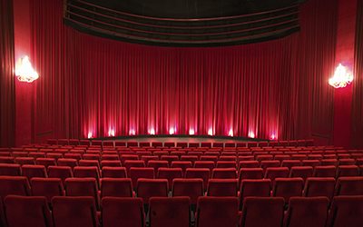Empty Illuminated Theatre Empty Illuminated Theatre