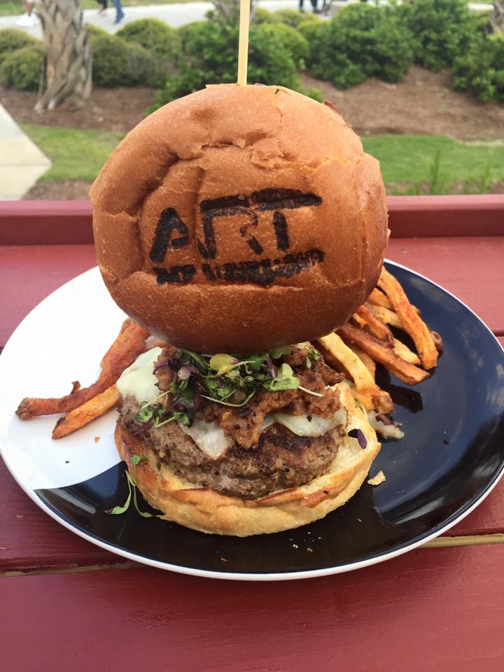 ART Burger plate