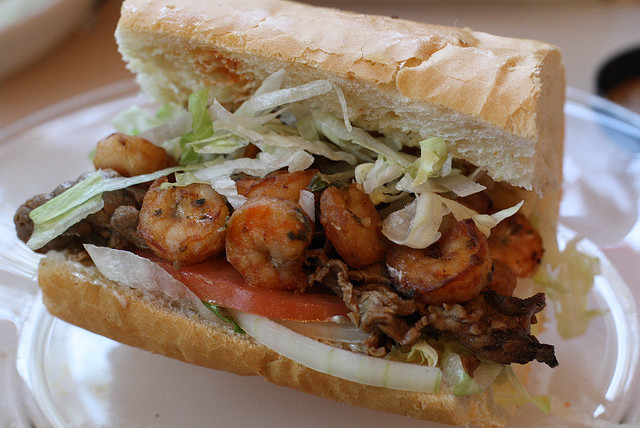 Shrimp Festival Shrimp PoBoy