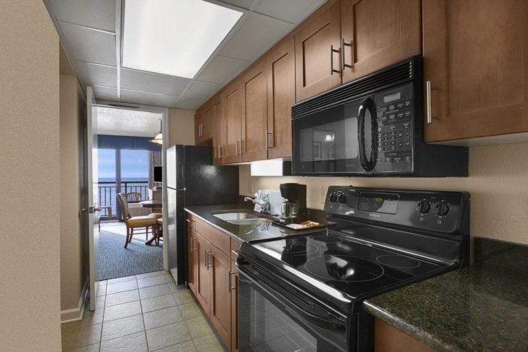 TowerOceanfrontSuiteKitchen1024x683 Myrtle Beach Resorts